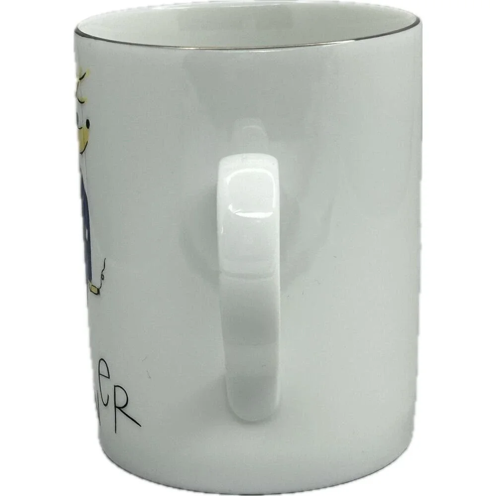 Pottery Barn DONNER Reindeer Porcelain Mug 12 oz.